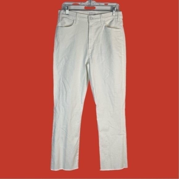 MOTHER The Hustler Ankle Fray Jeans - Fairest Of Them All - Sz - 32 (B604) $218